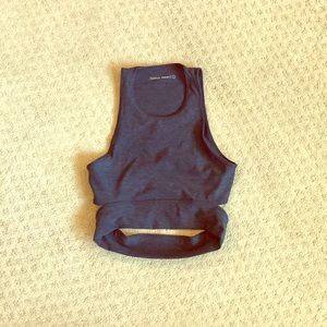 Outdoor Voices Slashback Crop in Navy